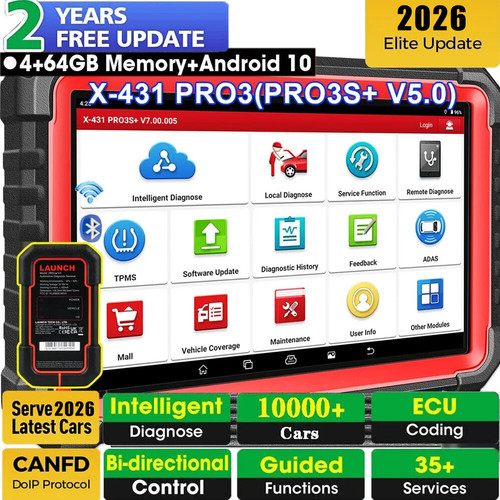 Launch x431 pro3s 0 pro5 - launch, pro3s+