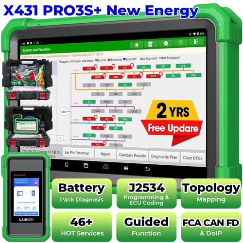 Launch x431 pro3s - pro3s+, electric
