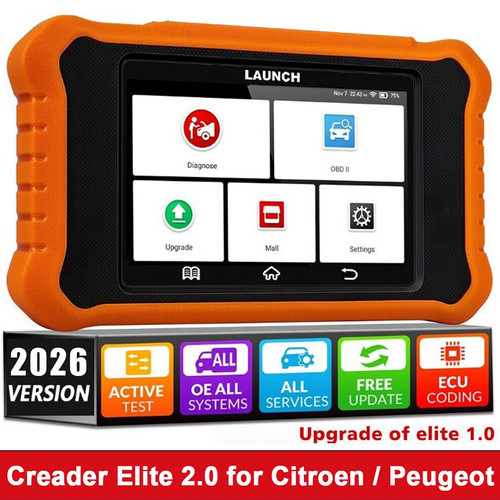 Launch x431 elite for - elite, 2.0
