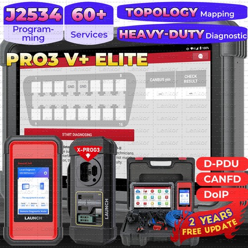 Launch x431 pro3 elite pro5 - pro3, v+elite